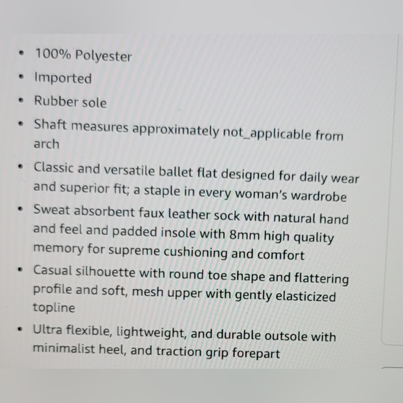 NWT WOMENS KNIT BALLET FLAT SIZE 6 NAVY BLUE - Picture 7 of 12